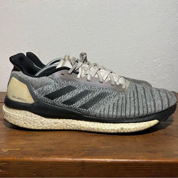 Adidas Mens Solar Drive Boost Grey Running Shoes 13 - Picture 7 of 13